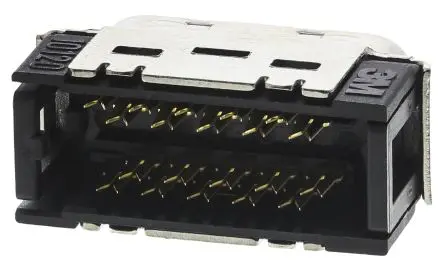 Produktfoto 1 von 3M 101 D-Sub-Steckverbinder D gewinkelt, 20-polig 1.27 mm Raster, Kabel Stecker, mit Draht