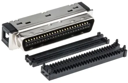 Produktfoto 1 von 3M SCSI-Steckverbinder 50-polig Stecker gewinkelt, Kabel, 1.27 mm IDT