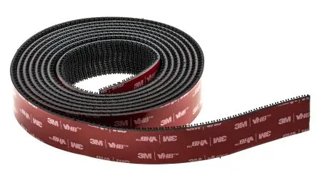 Produktfoto 1 von 3M Klettband, 25mm x 2.5 m, Schwarz