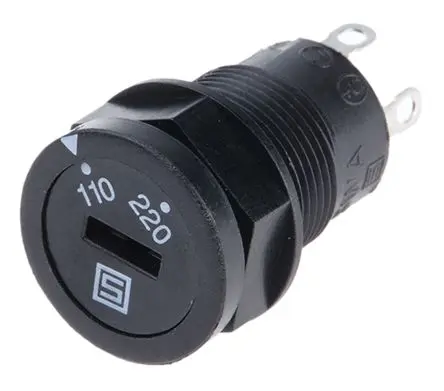 Produktfoto 1 von Schurter SWA1 (Frontpl) Wahlschalter 2-Stufen IP40, DPST