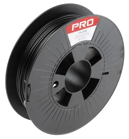 Produktfoto 1 von RS PRO ASA 3D-Drucker Filament zur Verwendung mit Gängige Desktop-3D-Drucker, Schwarz, 2.85 mm, Fused Deposition