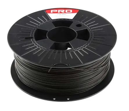 Produktfoto 1 von RS PRO PLA 3D-Drucker Filament zur Verwendung mit Jeder 3D-Drucker, Schwarz, 1.75 mm, Fused Deposition Modelling (FDM),