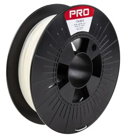Produktfoto 1 von RS PRO ABS-X 3D-Drucker Filament zur Verwendung mit Gängige Desktop-3D-Drucker, Natur, 1.75 mm, Fused Deposition