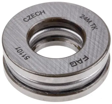 Produktfoto 1 von FAG 1-reihig Rillenkugellager glatt, Innen-Ø 12 mm / Außen-Ø 26 mm Außen-ø , Breite 9 mm