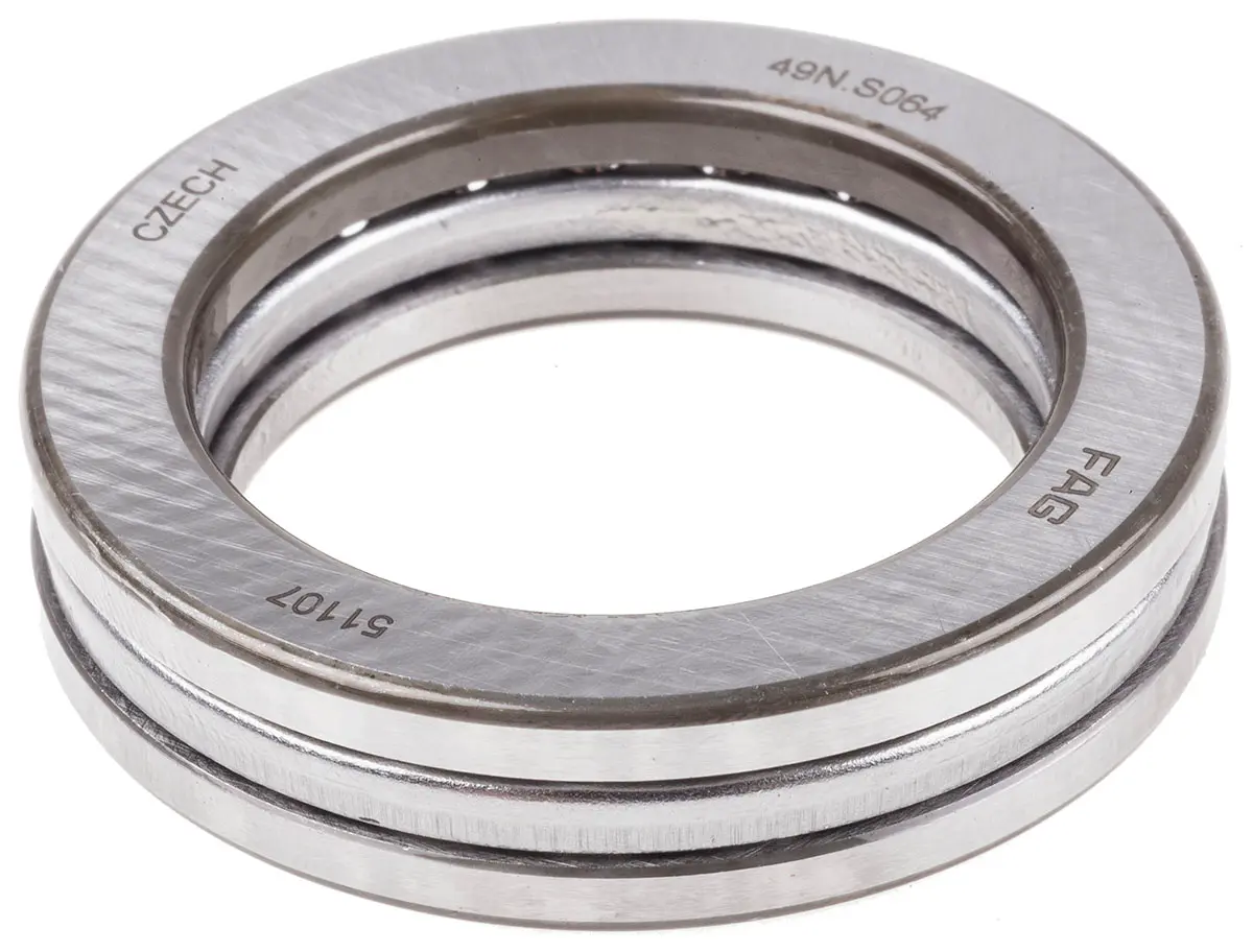 Produktfoto 1 von FAG Axialkugellager Kugellager 1-reihig , Innen-Ø 35mm / Außen-Ø 52mm, Breite 12mm