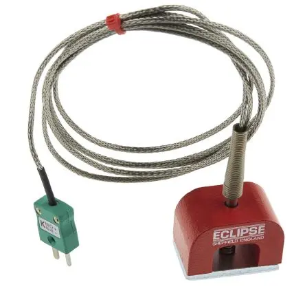 Produktfoto 1 von RS PRO Edelstahl Hufeisen-Magnet-Thermoelement Typ K x 1.5 m -50 °C → 250 °C
