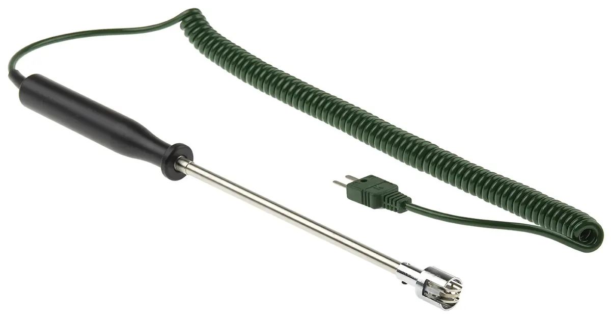 Produktfoto 1 von RS PRO Temperatursensor, K x 170 mm Typ K, Ø 15 mm, max.Temp 400 °C