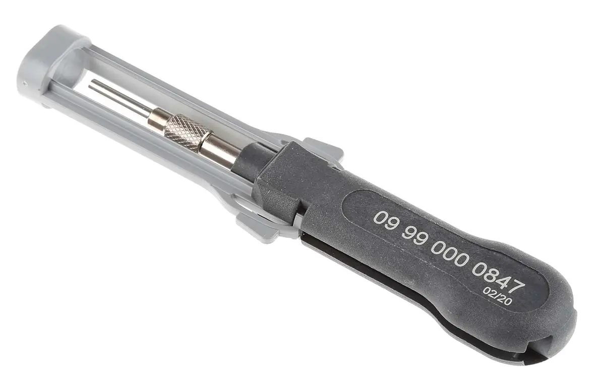 Produktfoto 1 von HARTING Han D, Han E, Han-Yellock Einsetzwerkzeug, Crimpbefestigung, Einsetzwerkzeug, 127.5 mm lang