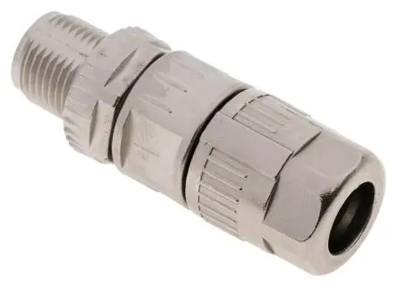 Produktfoto 1 von HARTING M12 14 M12 Rundsteckverbinder Stecker 4-polig Stecker 4A Kabel IP65, IP67