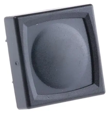 Produktfoto 1 von Schurter IP65 Taster SPST Taste 80mA Schwarz B. 18mm L. 18 mm