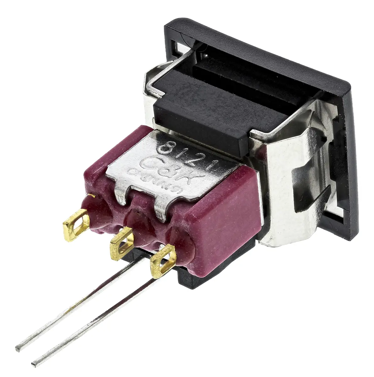 Produktfoto 1 von C & K 8020 Druckschalter Grün Beleuchtet Tastend Panel Ø 15.24 x 12.70 mm, 1-poliger Umschalter / 1 A 28 V dc