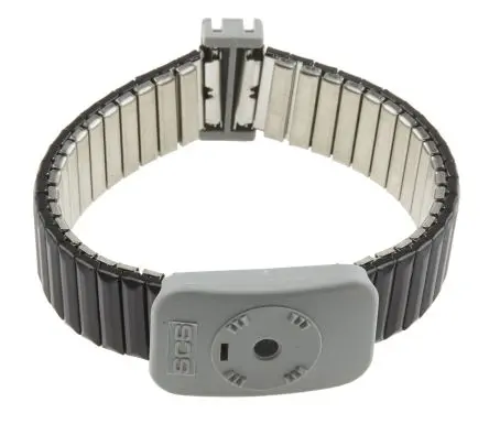 Produktfoto 1 von SCS ESD Gelenkband Antistatik Armband 3,4 mm Stecker Steckbar