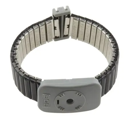 Produktfoto 1 von SCS ESD Gelenkband Antistatik Armband 3,4 mm Stecker Steckbar