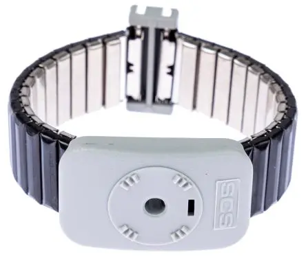 Produktfoto 1 von SCS ESD Gelenkband Antistatik Armband 3,4 mm Stecker Steckbar
