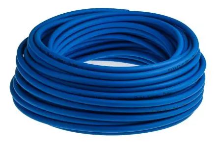 Produktfoto 1 von RS PRO WST Druckluftrohr Polyurethan, Polyvinylchlorid Blau 6 mm x 30 m bis 40 bar