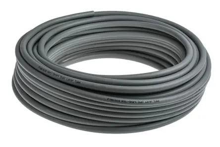 Produktfoto 1 von RS PRO WST Druckluftrohr Polyurethan, Polyvinylchlorid Grau 6 mm x 30 m bis 40 bar