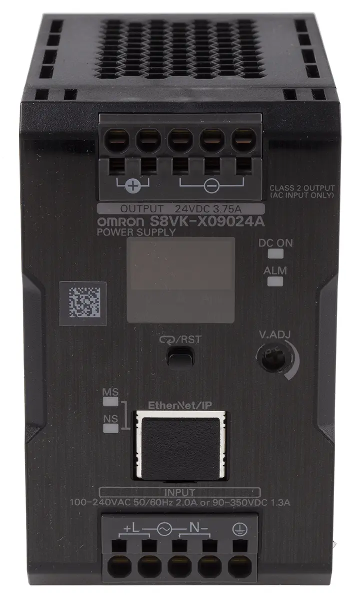 Produktfoto 1 von Omron S8VK-X DIN-Schienen Netzteil Getaktet 24V dc / 3.75A 90W 100 → 240V ac