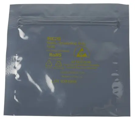 Produktfoto 1 von SCS Beutel ESD Beutel Klar, Stärke 0.07 mm x 102mm x 102 mm