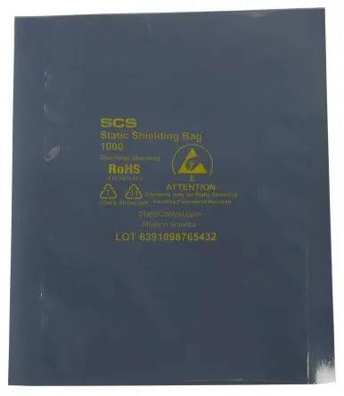 Produktfoto 1 von SCS Beutel ESD Beutel Klar, Stärke 0.07 mm x 102mm x 152 mm