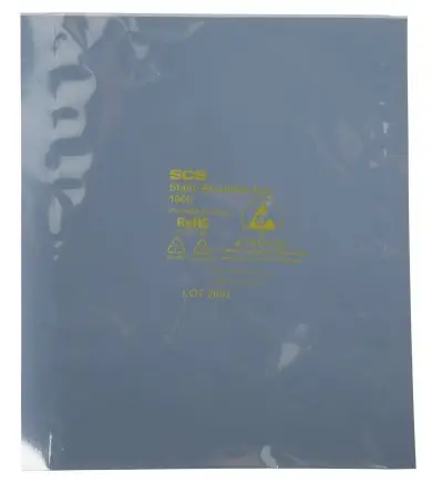 Produktfoto 1 von SCS Beutel ESD Beutel Klar, Stärke 0.07 mm x 127mm x 178 mm
