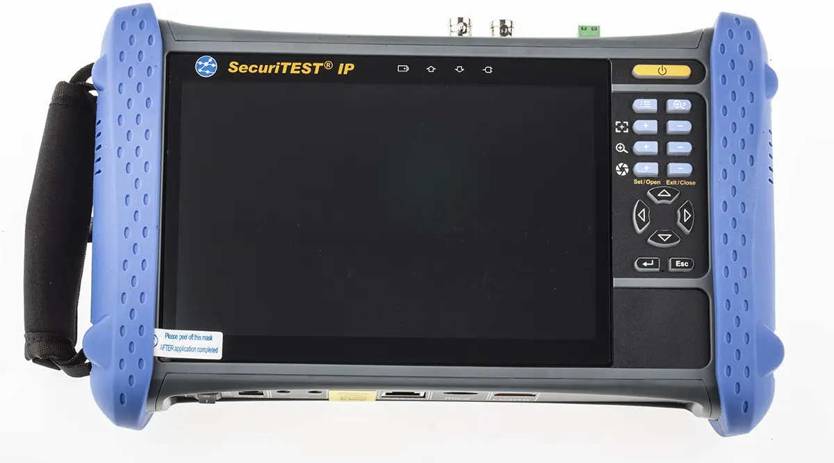 Produktfoto 1 von TREND Networks SecuriTest IP Netzwerktester Tonsignal, Kabelprüfgerät, Koaxial UK, Aus, RS485, EU, US