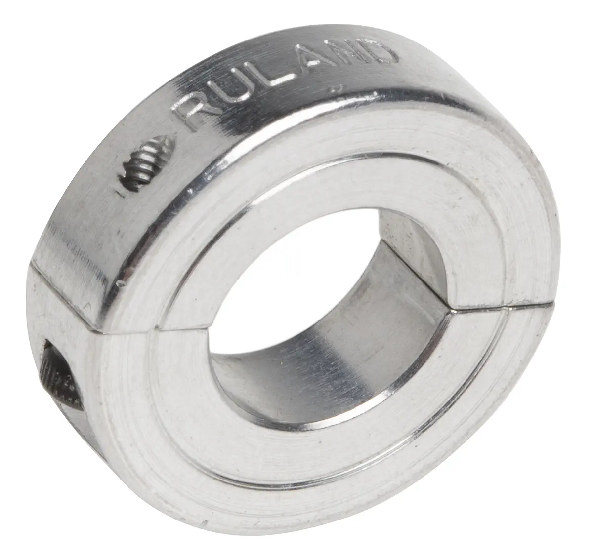 Produktfoto 1 von Ruland Aluminium Wellenmanschette Zweiteilig, mit Spannschraube 20 mm Außen-ø  x 5.5 mm