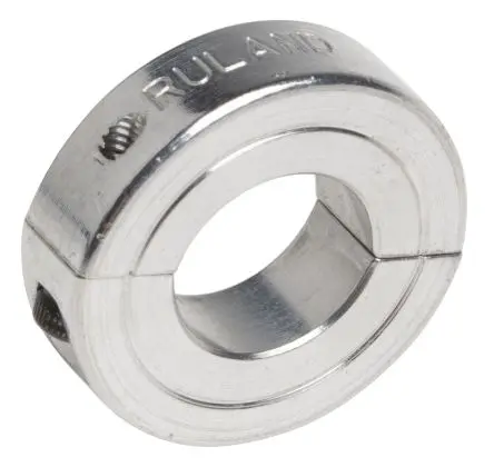 Produktfoto 1 von Ruland Aluminium Wellenmanschette Zweiteilig, mit Spannschraube 20 mm Außen-ø x 5.5mm