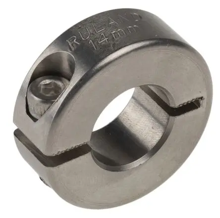 Produktfoto 1 von Ruland Edelstahl Wellenmanschette Einteilig, mit Spannschraube 30 mm Außen-ø x 11mm