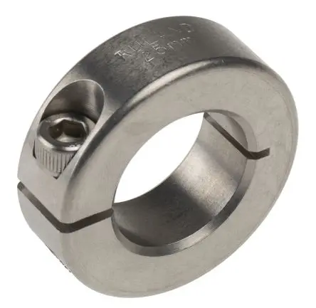 Produktfoto 1 von Ruland Edelstahl Wellenmanschette Einteilig, mit Spannschraube 45 mm Außen-ø x 15mm