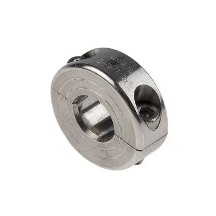 Produktfoto 1 von Ruland Edelstahl Wellenmanschette Zweiteilig, mit Spannschraube 24 mm Außen-ø x 9mm