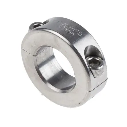 Produktfoto 1 von Ruland Edelstahl Wellenmanschette Zweiteilig, mit Spannschraube 45 mm Außen-ø x 15mm