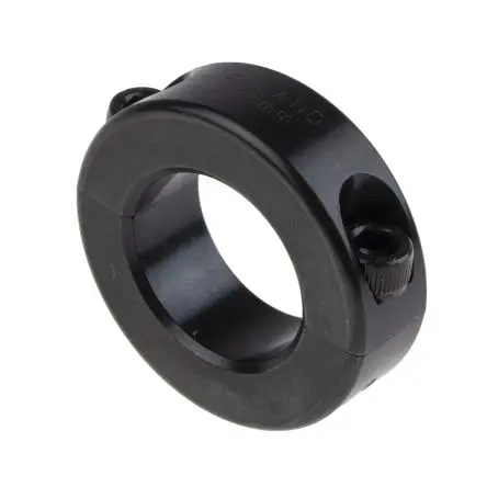 Produktfoto 1 von Ruland Kohlenstoffstahl Wellenmanschette Zweiteilig, mit Spannschraube 48 mm Außen-ø x 15mm