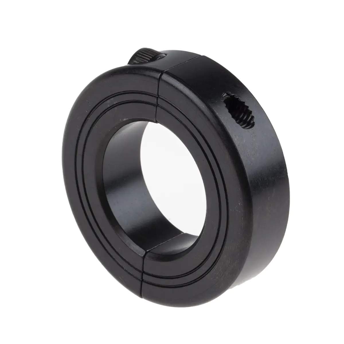 Produktfoto 1 von Ruland Kohlenstoffstahl Wellenmanschette Zweiteilig, mit Spannschraube 54 mm Außen-ø  x 15 mm