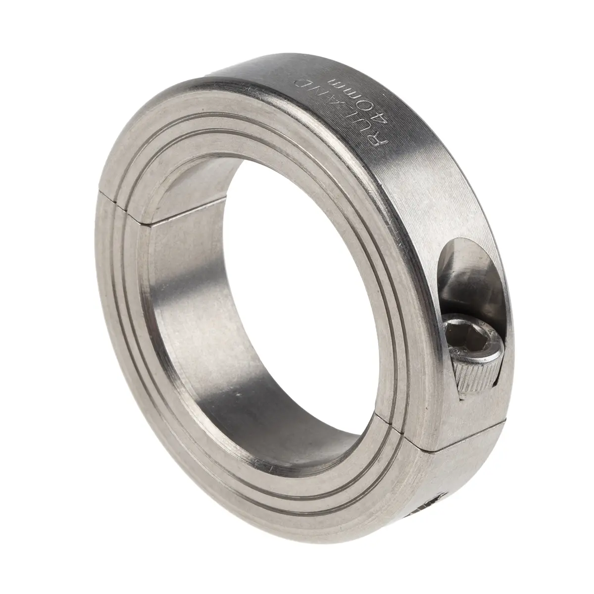 Produktfoto 1 von Ruland Edelstahl Wellenmanschette Zweiteilig, mit Spannschraube 60 mm Außen-ø  x 15 mm