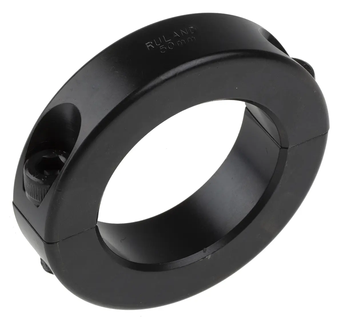 Produktfoto 1 von Ruland Kohlenstoffstahl Wellenmanschette Zweiteilig, mit Spannschraube 78 mm Außen-ø  x 19 mm