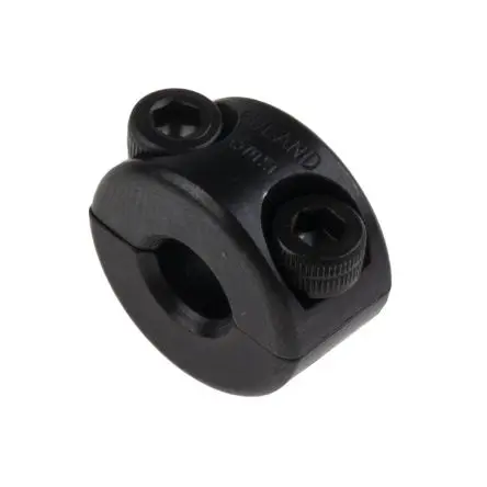 Produktfoto 1 von Ruland Kohlenstoffstahl Wellenmanschette Zweiteilig, mit Spannschraube 16 mm Außen-ø x 9mm