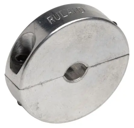 Produktfoto 1 von Ruland Aluminium Wellenmanschette Zweiteilig, mit Spannschraube 30 mm Außen-ø x 8mm