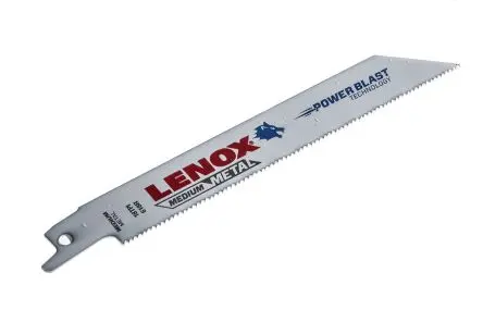 Produktfoto 1 von Lenox Bimetall Mittelstarkes Metall Säbelsägeblatt / 18 TPI 152 mm 5