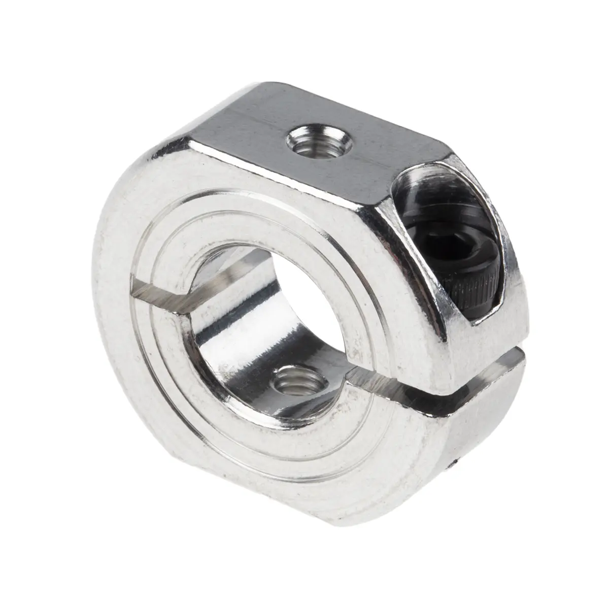 Produktfoto 1 von Ruland Aluminium Wellenmanschette Einteilig, mit Spannschraube 28 mm Außen-ø  x 11 mm