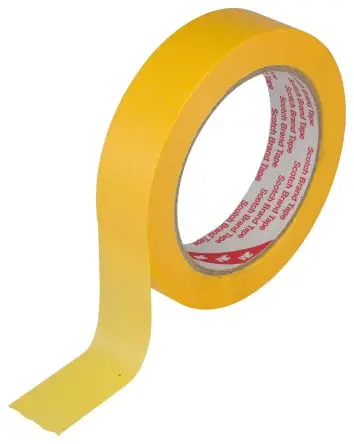 Produktfoto 1 von 3M 244 Scotch Papier Abdeckband Gold, Stärke 0.08 mm Acryl-Kleber 24mm x 50 m