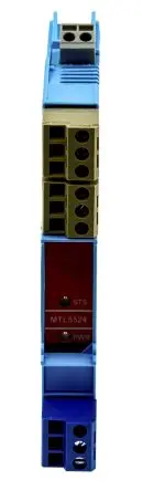 Produktfoto 1 von Eaton Serie MTL Signalwandler 20V dc, 35 V dc, Spannung 1.4 → 4.5 V dc EIN / Spannung 13.6 → 24 V AUS DIN-Hutschiene,