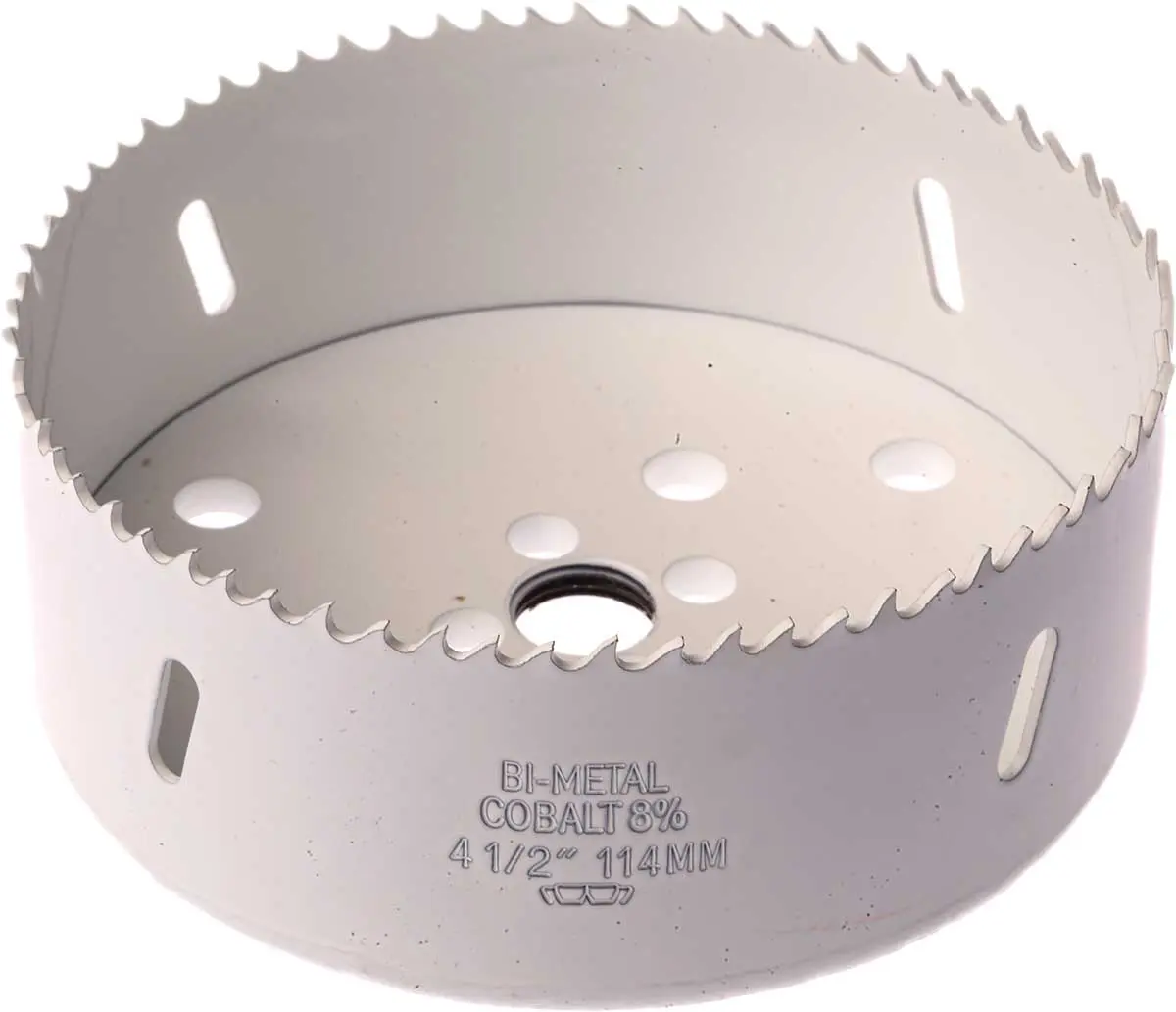 Produktfoto 1 von RS PRO Cobalt Stahl Lochsäge , Ø 114mm 1-Stk. / Bohrtiefe 32mm