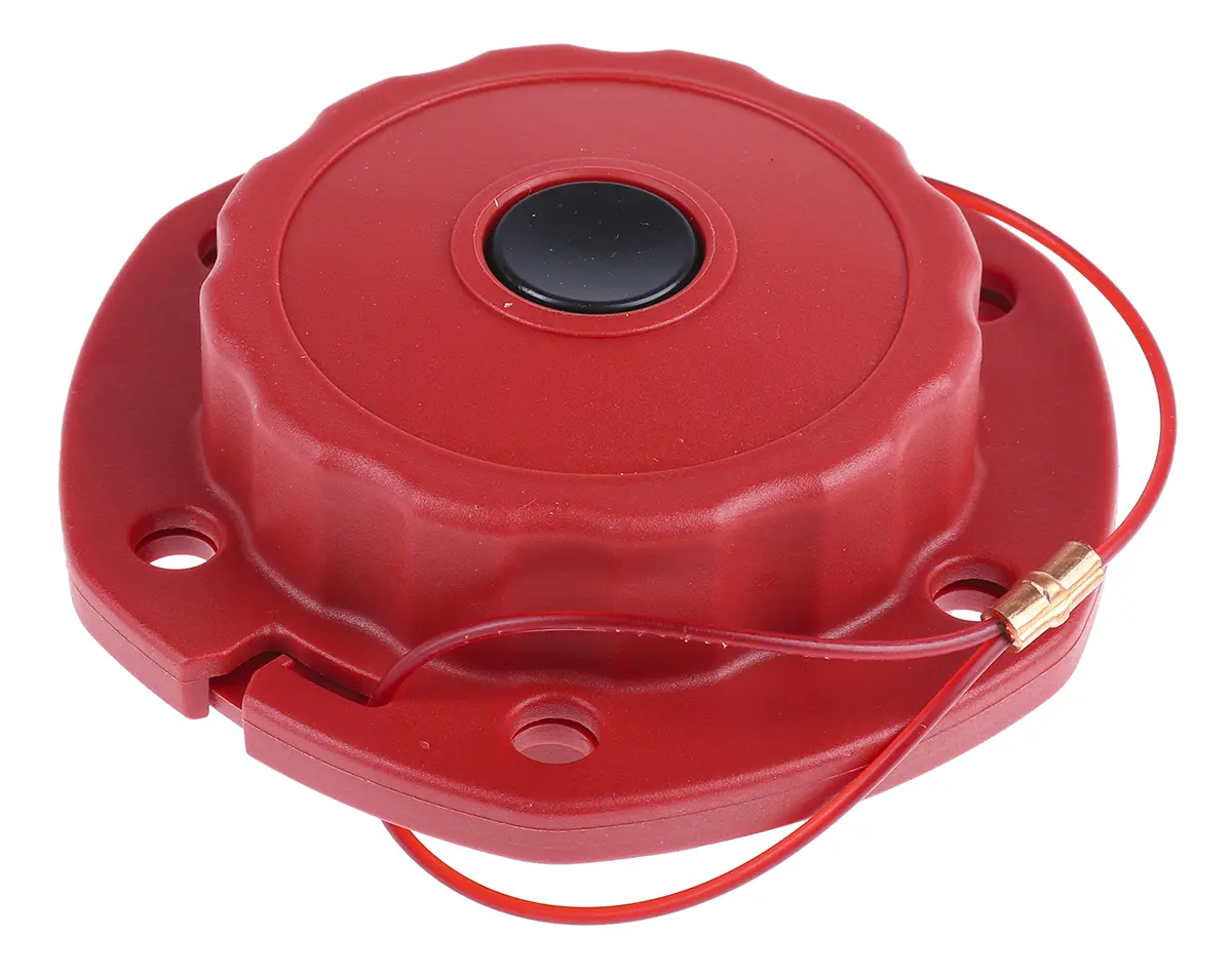 Produktfoto 1 von Brady Nylon glasfaserverstärkt Aussperrung Typ Kabelverriegelungsvorrichtung, 6-fach Verriegelung 7.87 mm, Rot