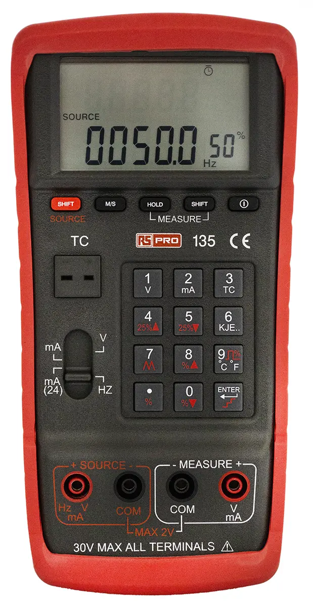 Produktfoto 1 von RS PRO RS 135 Multifunktions-Kalibrator