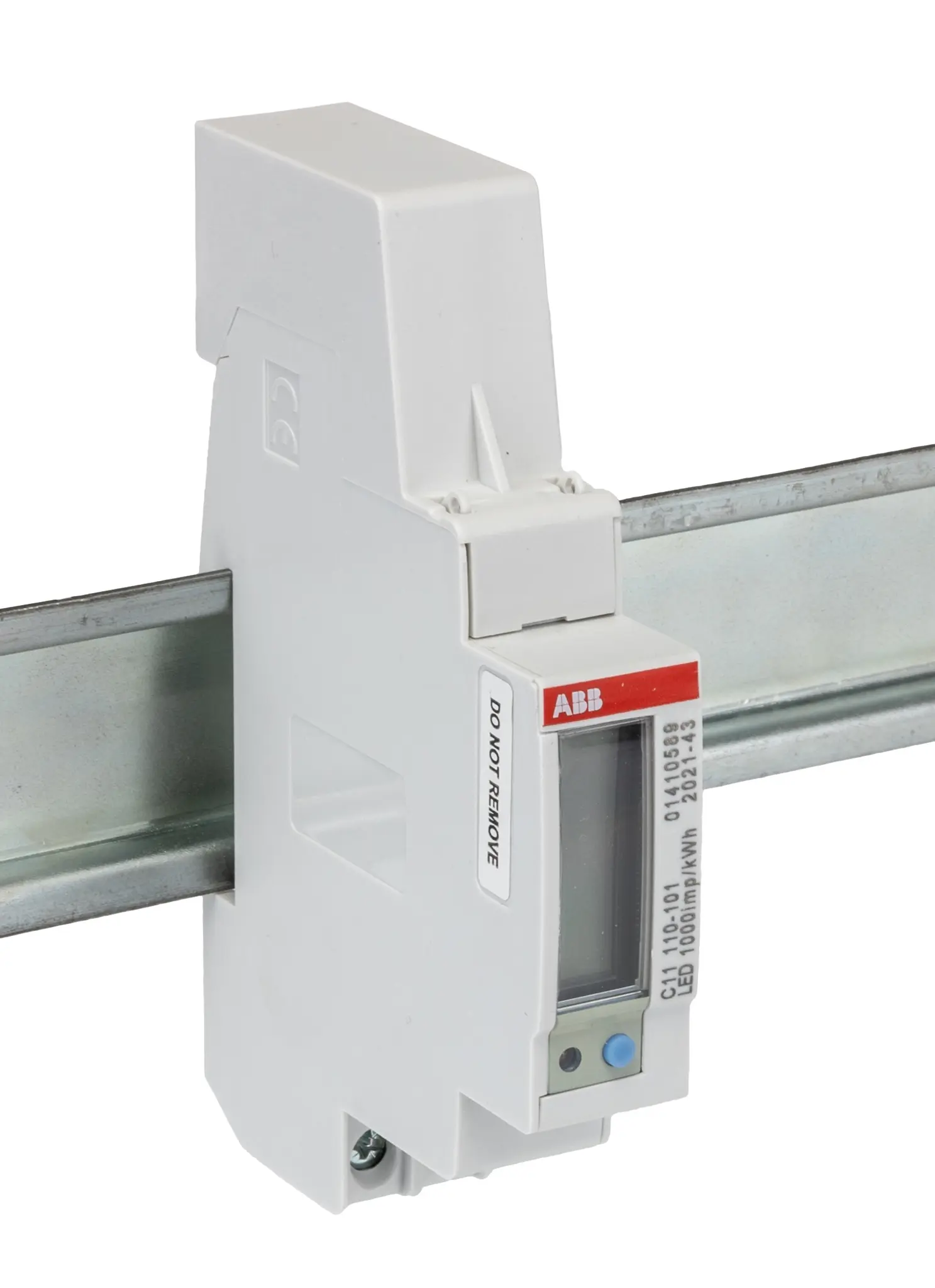 Produktfoto 1 von ABB C11 Energiemessgerät LCD 111 mm x 18 mm Elektronik, 6-stellig / 1-phasig 1 Ausg. 1 Eing. Impulsausgang