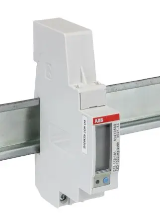Produktfoto 1 von ABB C11 Energiemessgerät LCD 111 mm x 18 mm Elektronik, 6-stellig / 1-phasig 1 Ausg. 1 Eing. Impulsausgang