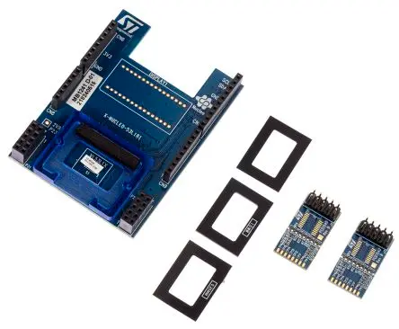 Produktfoto 1 von STMicroelectronics VL53L1X, Erweiterungs-Leiterplatte Entwicklungstool Sensor für STM32 Nucleo-Platine