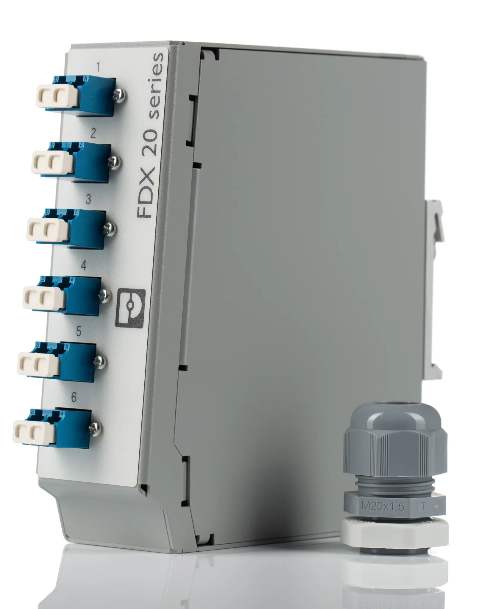 Produktfoto 1 von Phoenix Contact LWL-Rangierfeld LC Duplex für 6 Port 2 130 mm Vorderseite