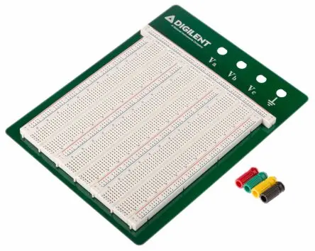Produktfoto 1 von Digilent Steckplatine, PCB-Stärke 31 mm, L. 230 mm, B. 175mm, Lötfreies Steckplatinen-Kit