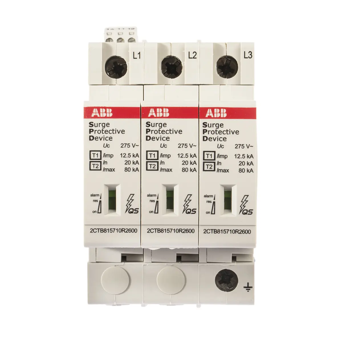 Produktfoto 1 von ABB OVR Überlastschutzgerät Überlastschutzgerät 80 kA 275V, DIN-Hutschiene, -40 °C→80 °C